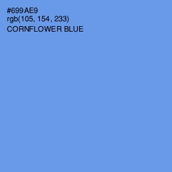 #699AE9 - Cornflower Blue Color Image